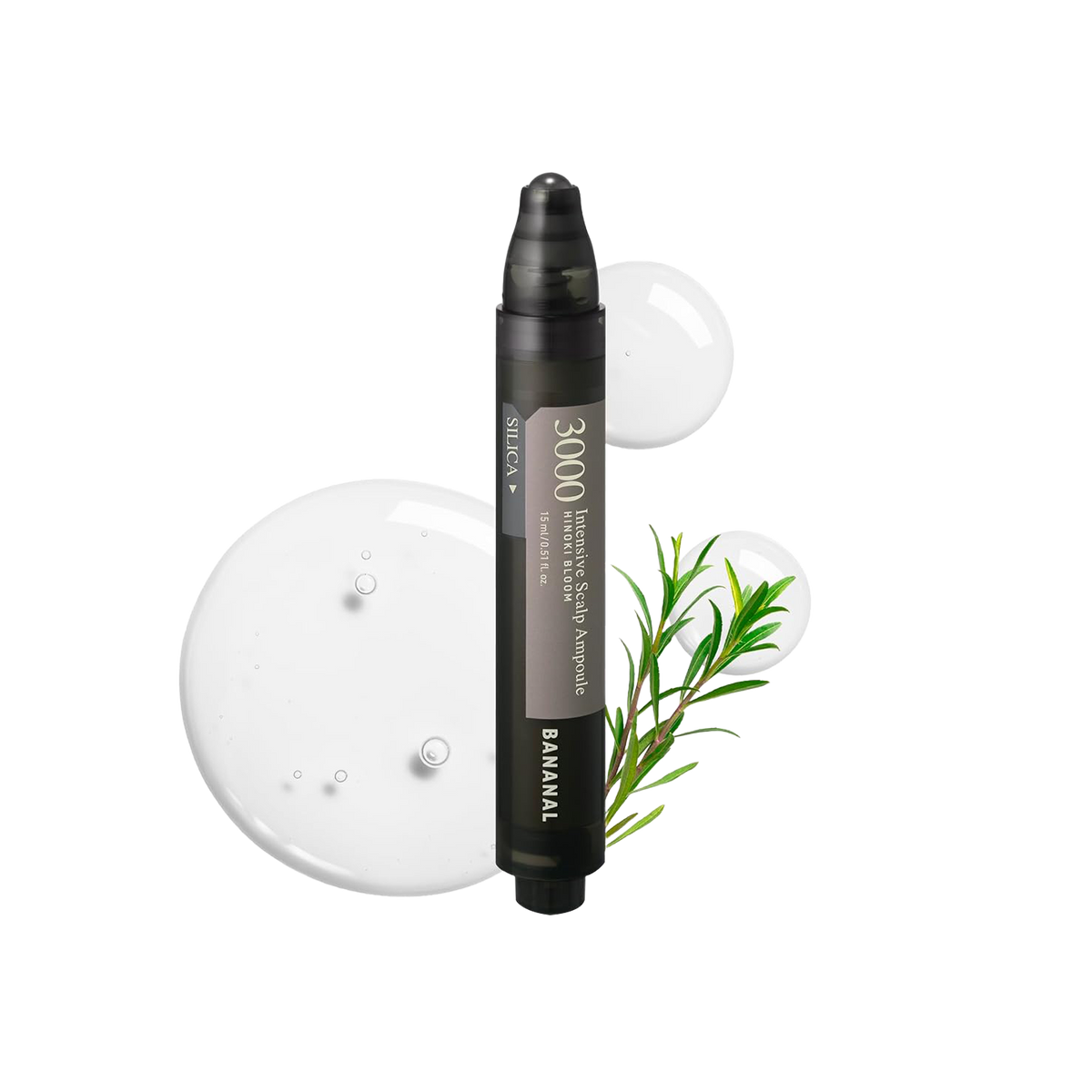 Scalp Serum Roll-On - Silica 3000 0.5 fl oz