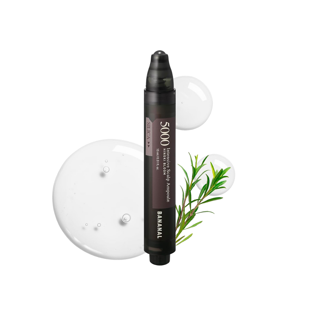 Scalp Serum Roll-On - Silica 5000 0.5 fl oz