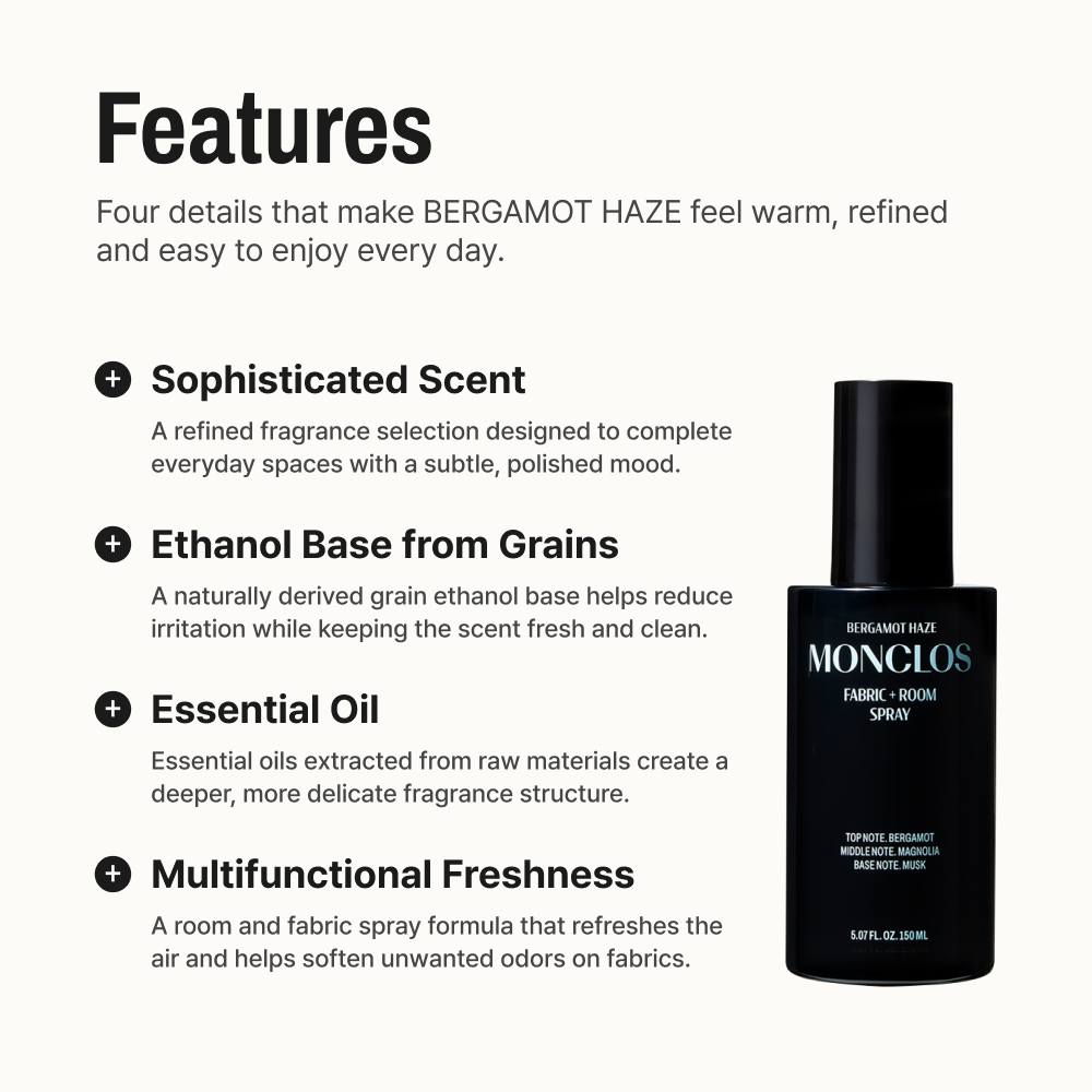 Bergamot Haze Fabric + Room Spray 5.07 fl oz