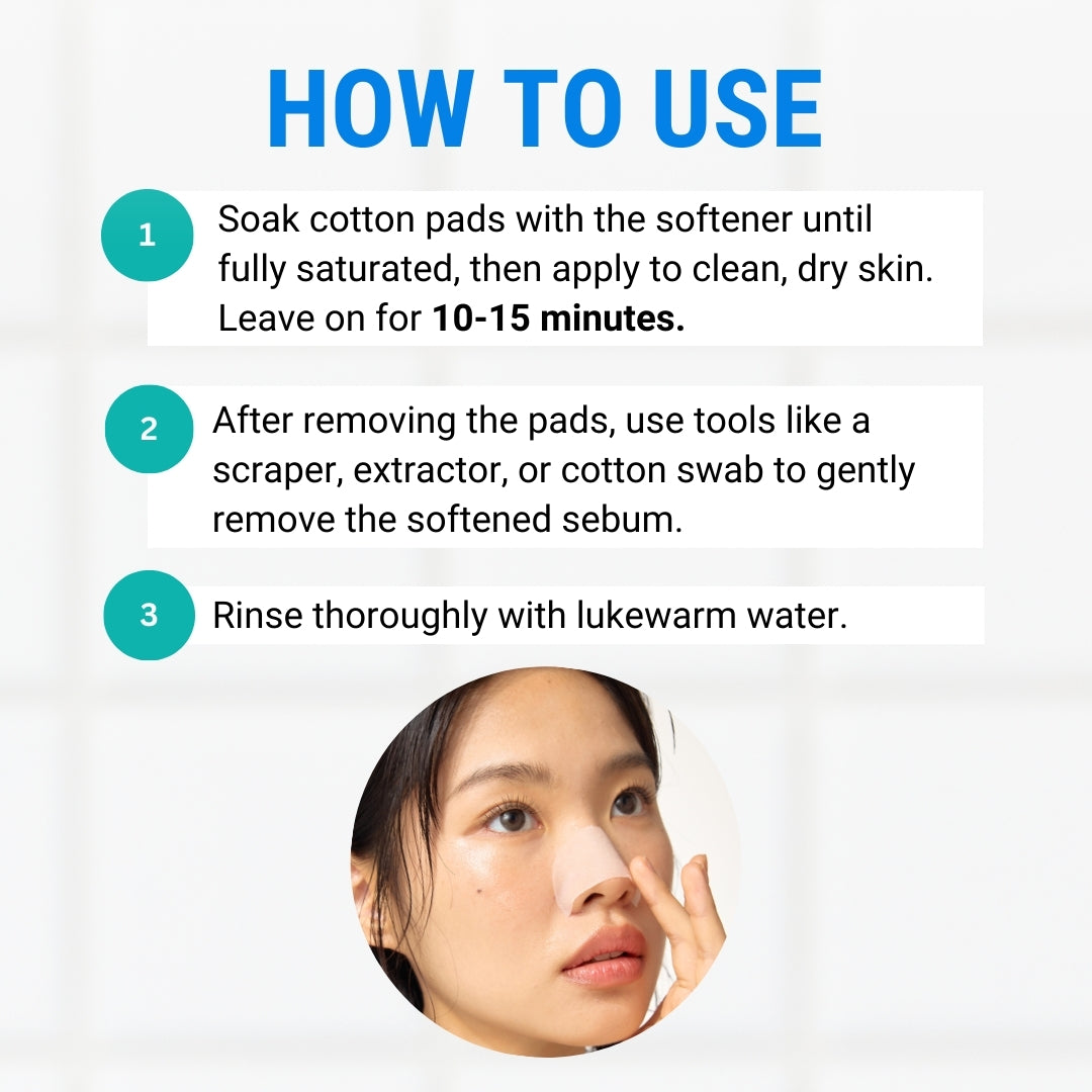Blackhead Melting Softner (150ml + Cotton Pad 40ea + Cotton Swab 10ea)