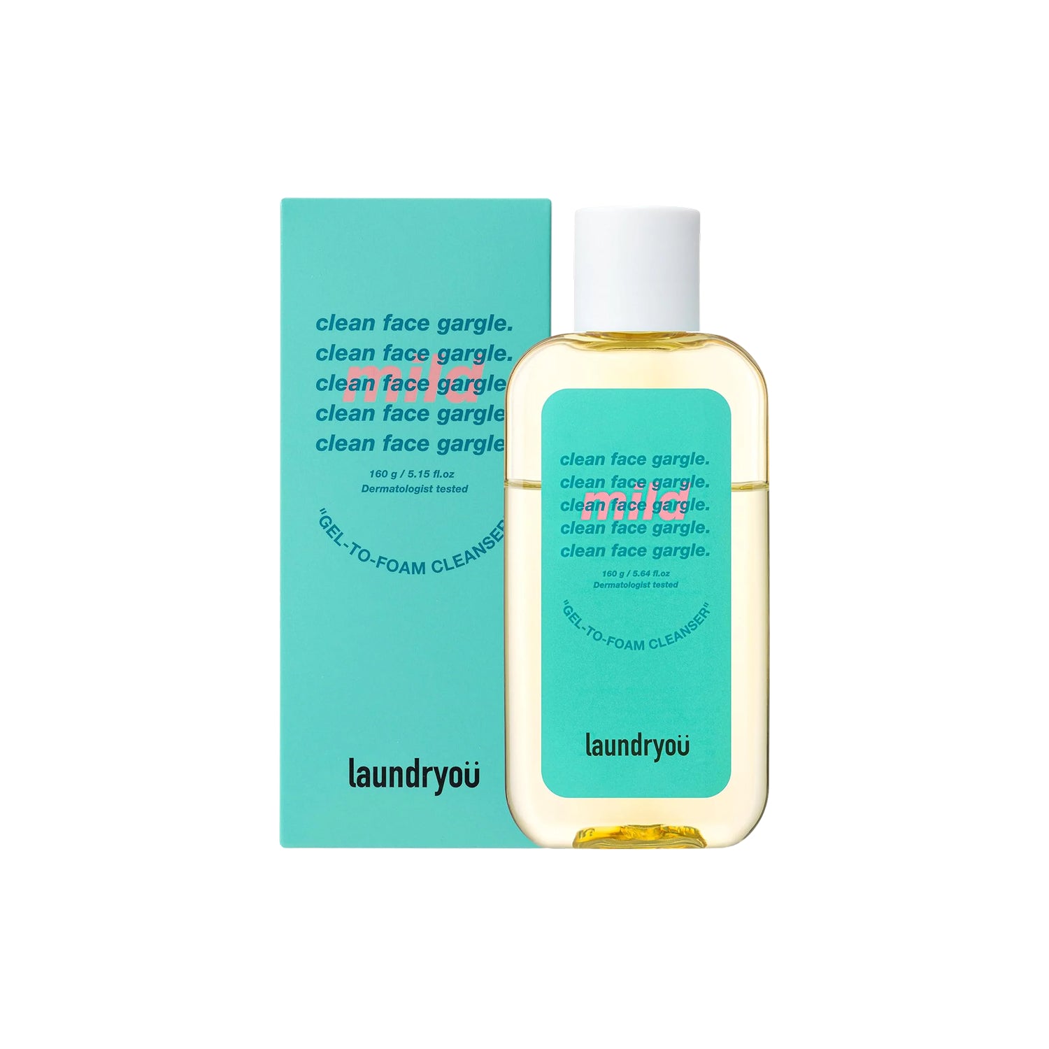Clean face gargle Gel-to-Foam Cleanser Mild 5.64 fl.oz.