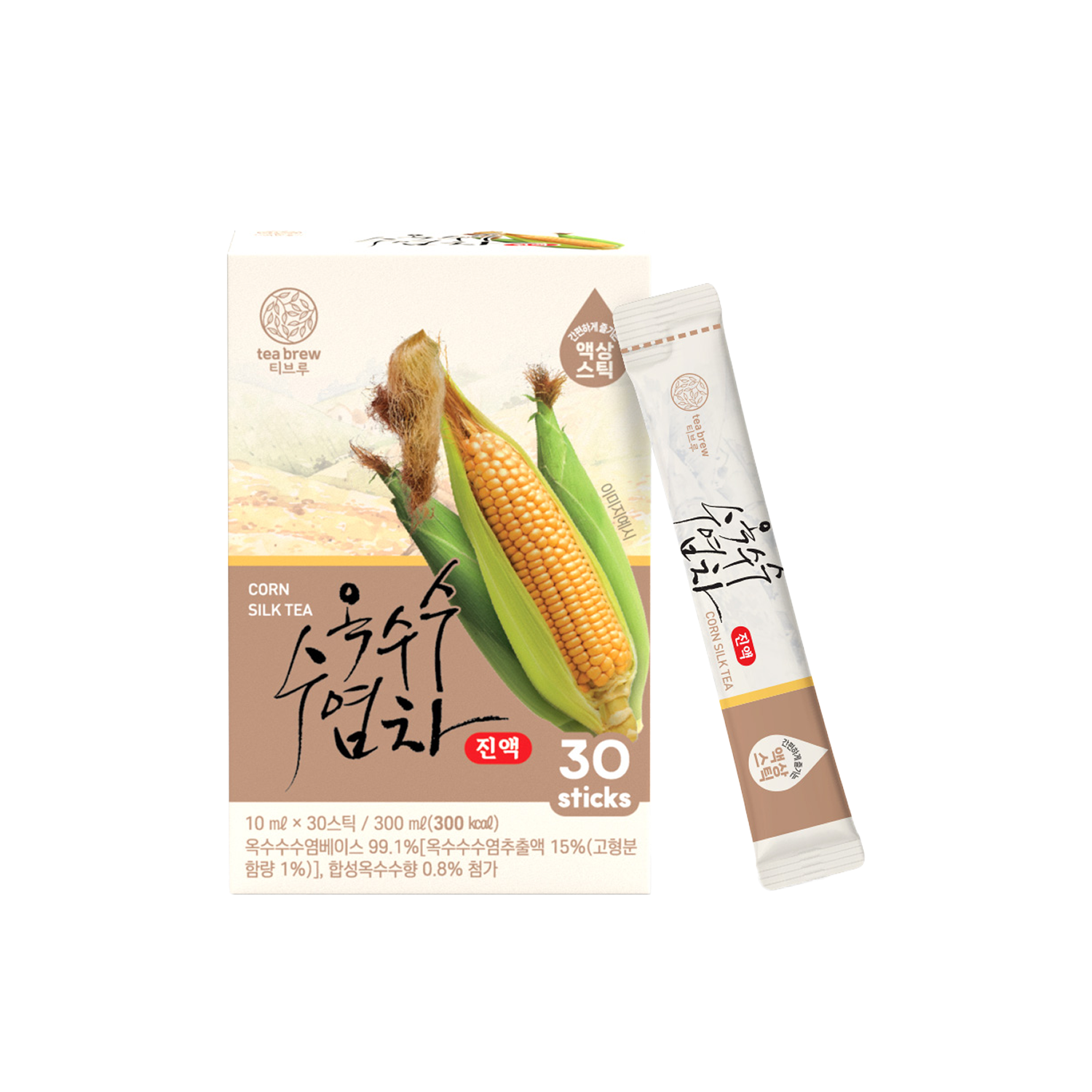 T-Brew Corn Silk Tea (30 Liquid Sticks)