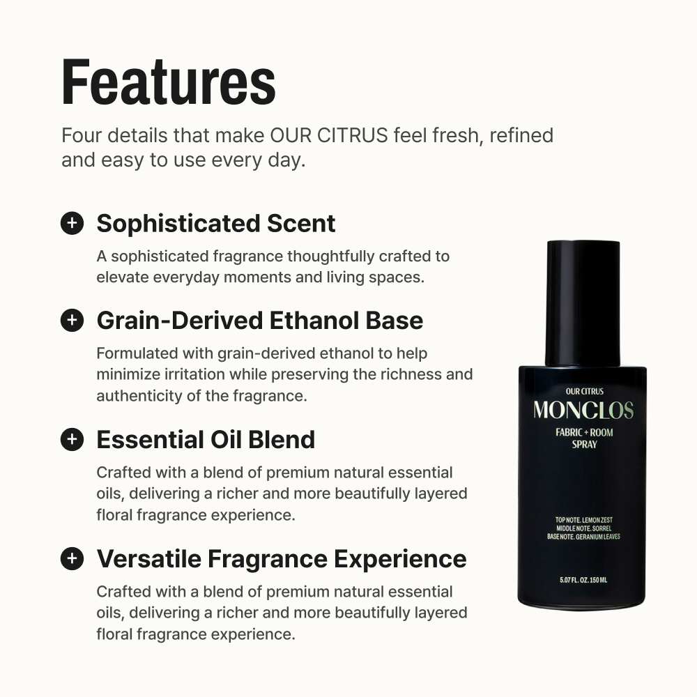 Our Citrus Fabric + Room Spray 5.07 fl oz