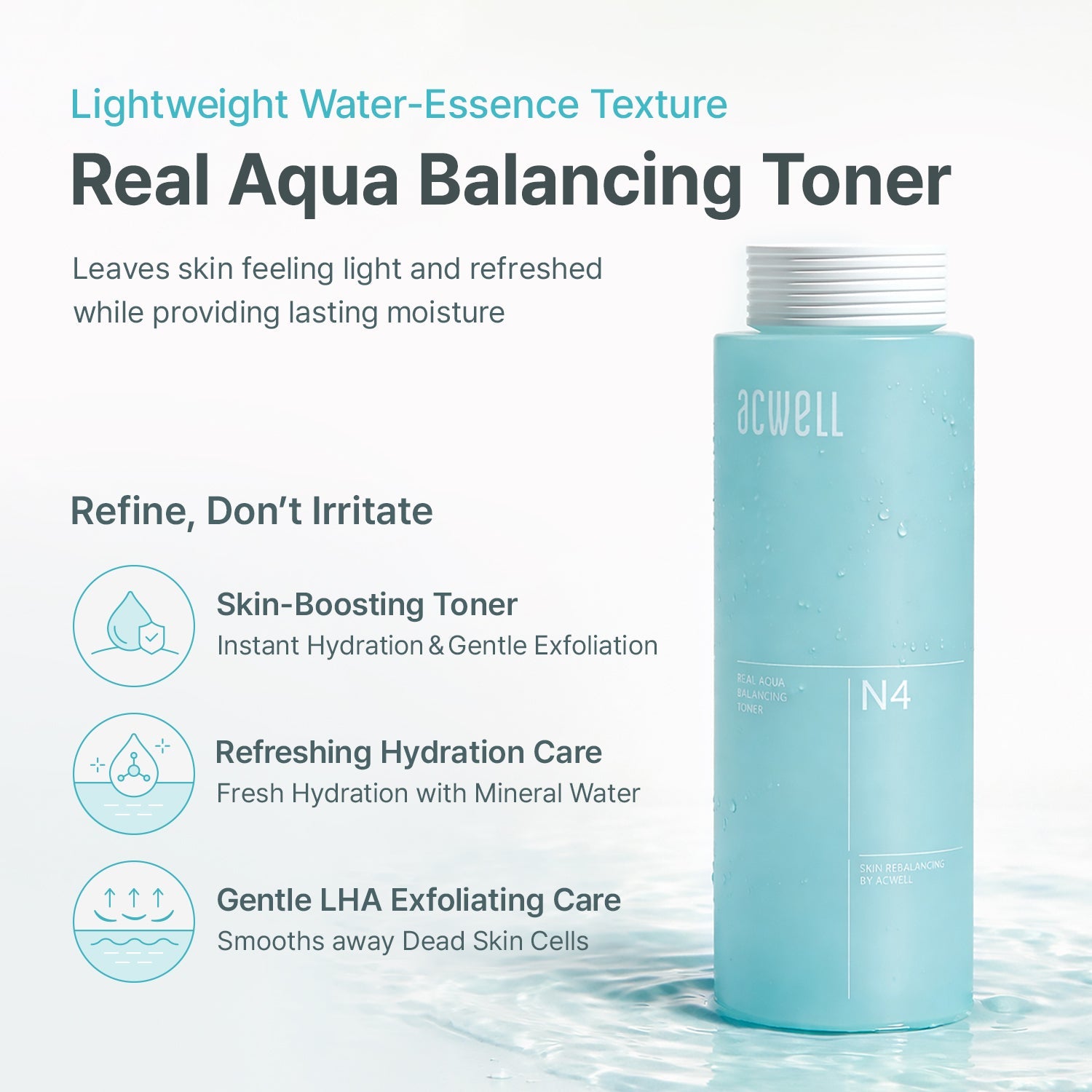 Real Aqua Balancing Hydrating and Soothing Face Lotion 4.7 fl oz