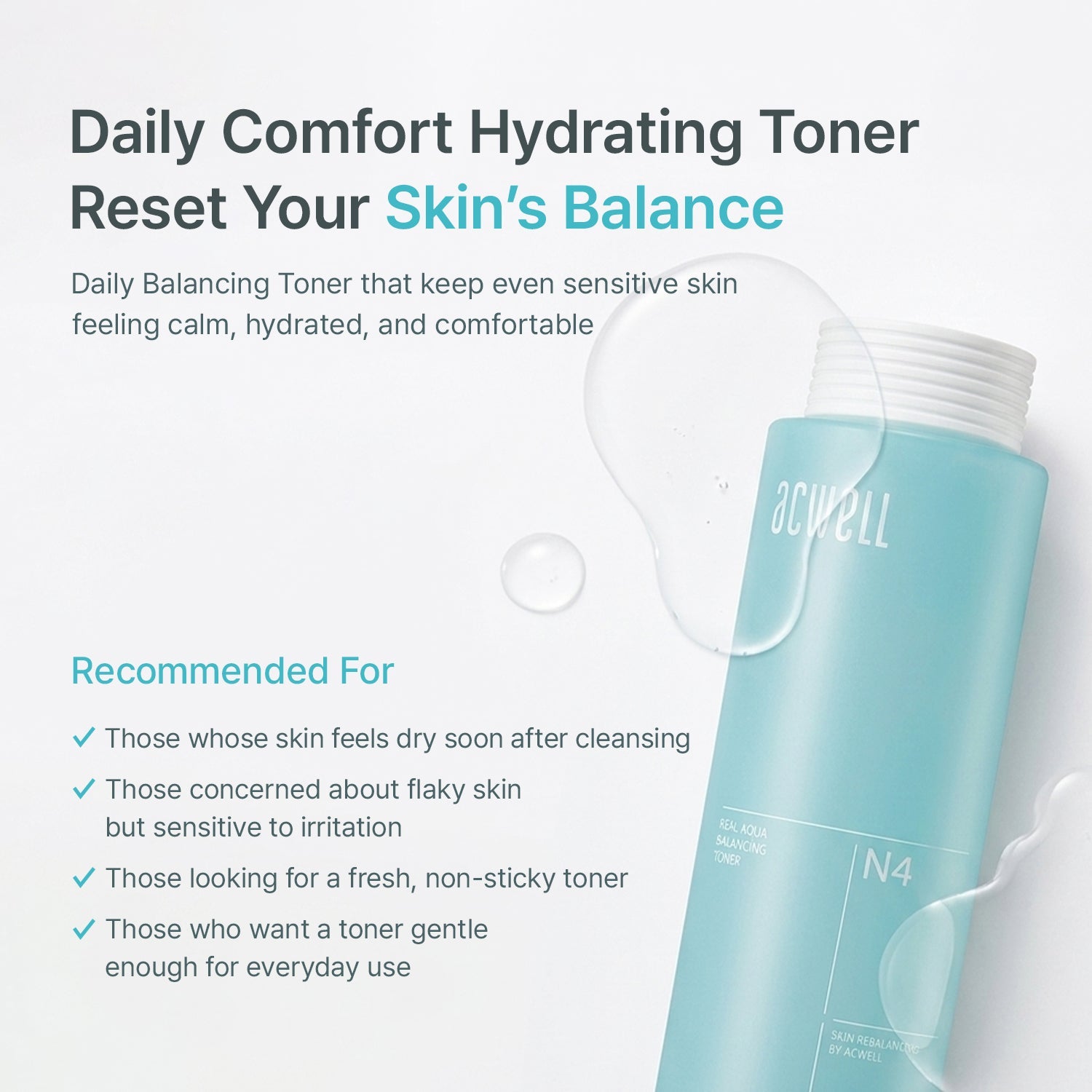 Real Aqua Balancing Hydrating and Soothing Face Lotion 4.7 fl oz