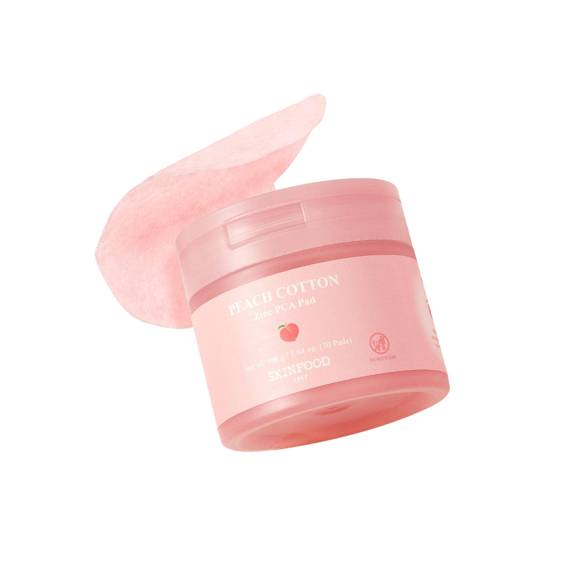Peach Cotton Zinc PCA Toner Pads (70 Pads)