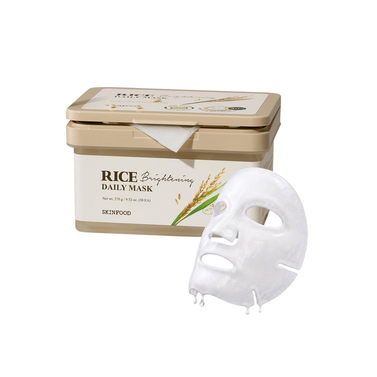 Rice Brightening Daily Mask