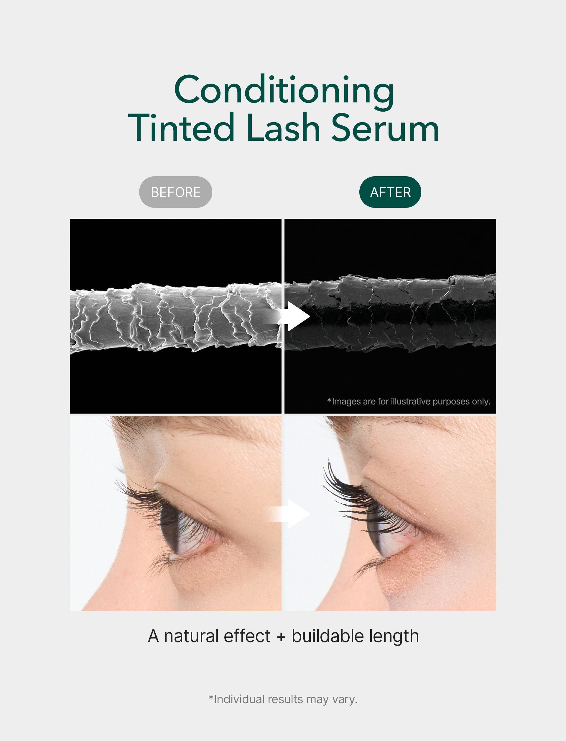 Black Tinted Peptide Lash Serum 1oz