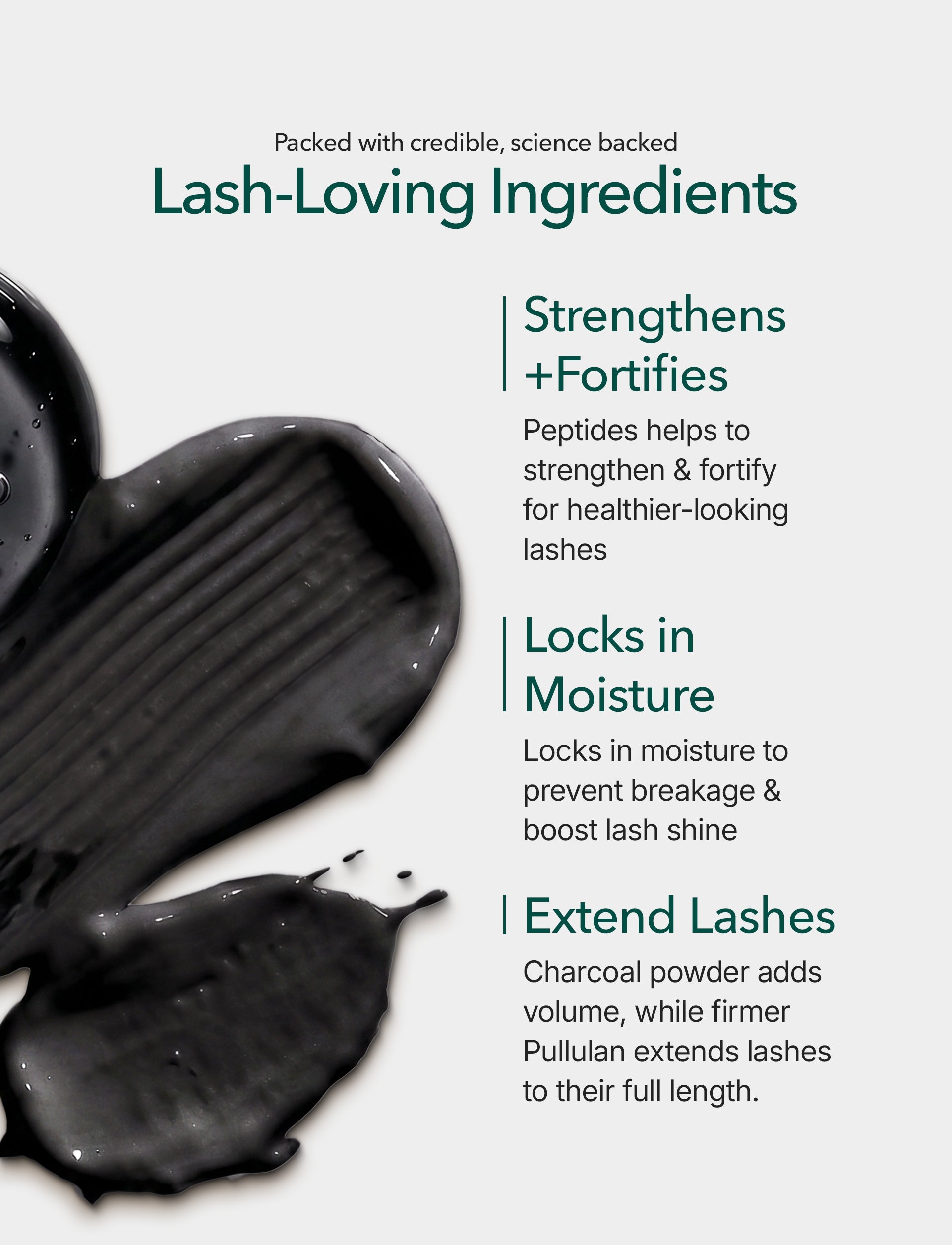Black Tinted Peptide Lash Serum 1oz