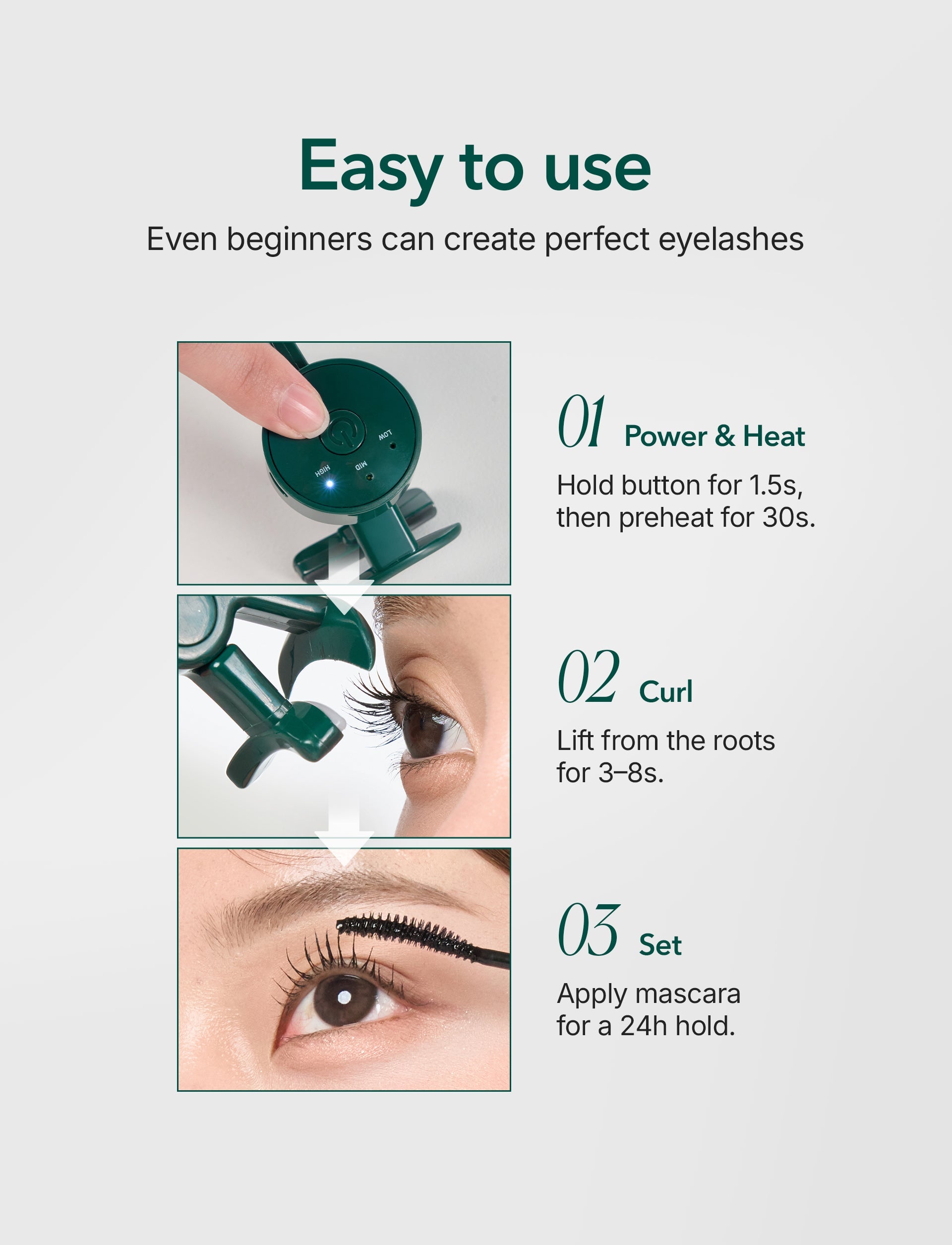 Hyper Curling Heated Lash Curler