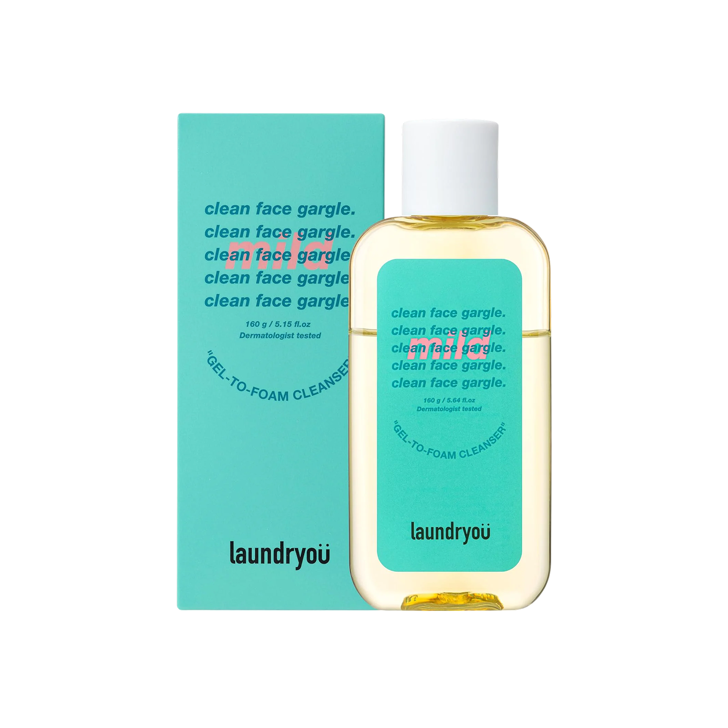 Clean face gargle Gel-to-Foam Cleanser Mild 5.64 fl.oz.