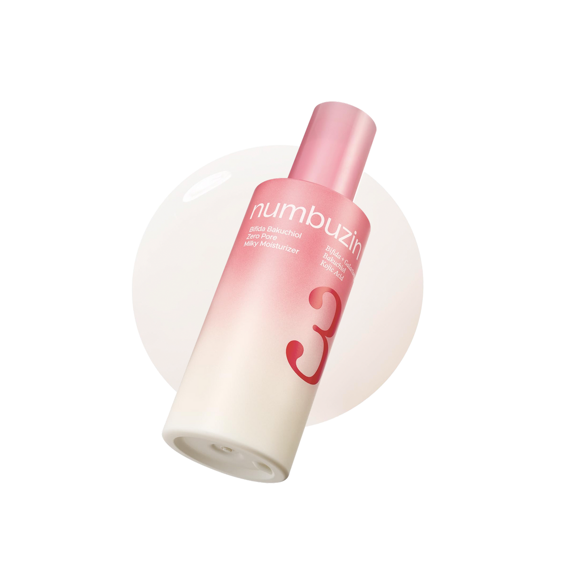 numbuzin No.3 Bifida Bakuchiol Zero Pore Milky Moisturizer 5.07 fl oz