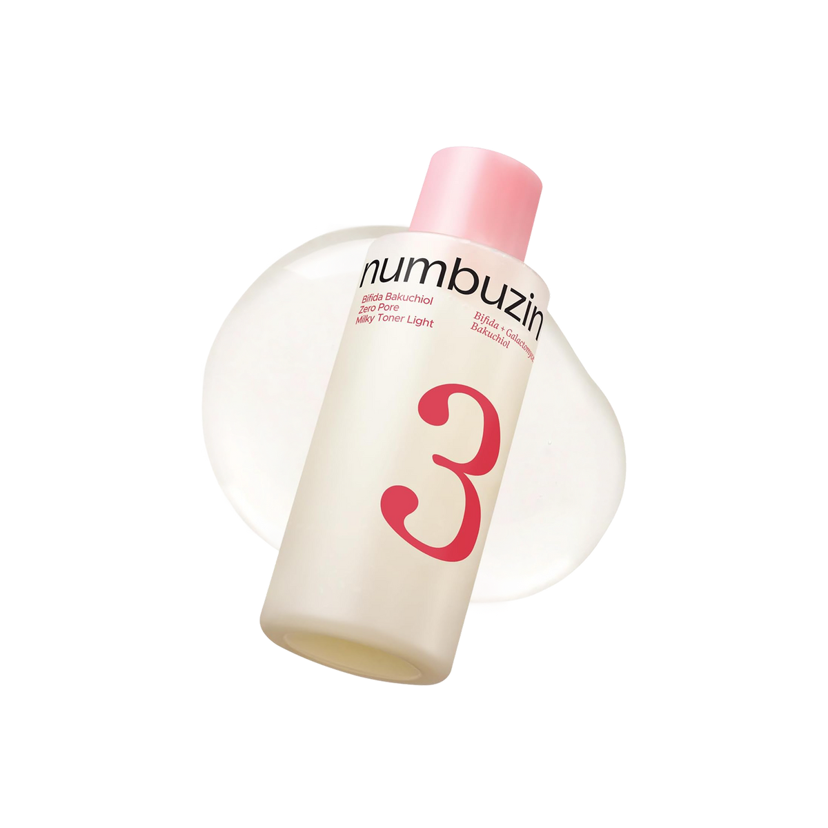numbuzin No.3 Bifida Bakuchiol Zero Pore Milky Toner Light 6.76 fl oz