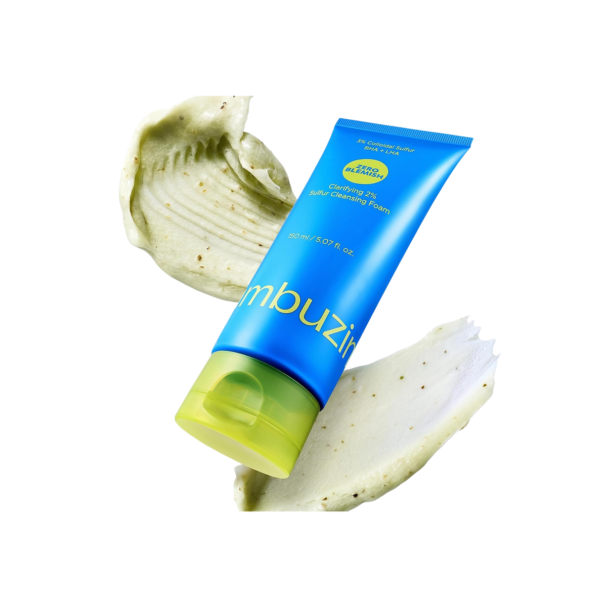 numbuzin Zero Blemish Clarifying 2% Sulfur Cleansing Foam 5.07 fl oz