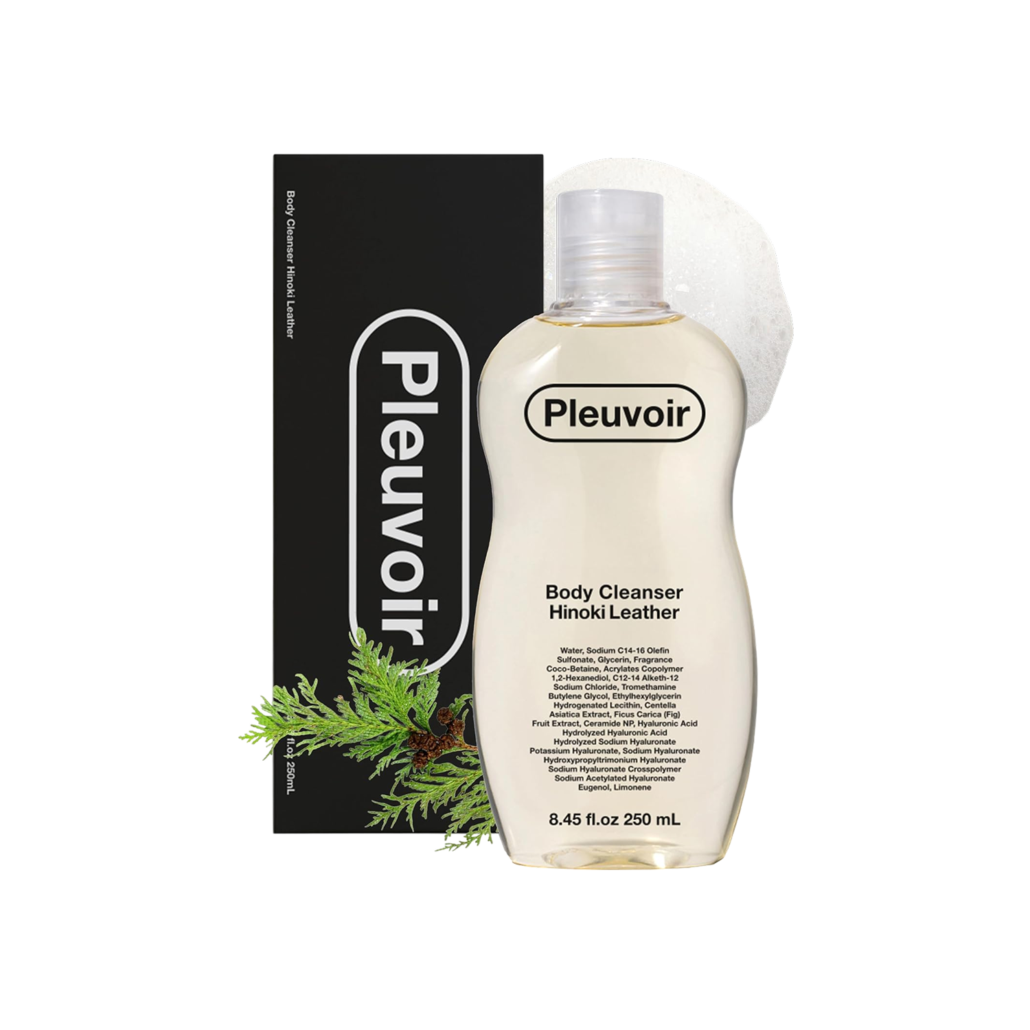 Hinoki Leather Body Wash 8.45 fl oz